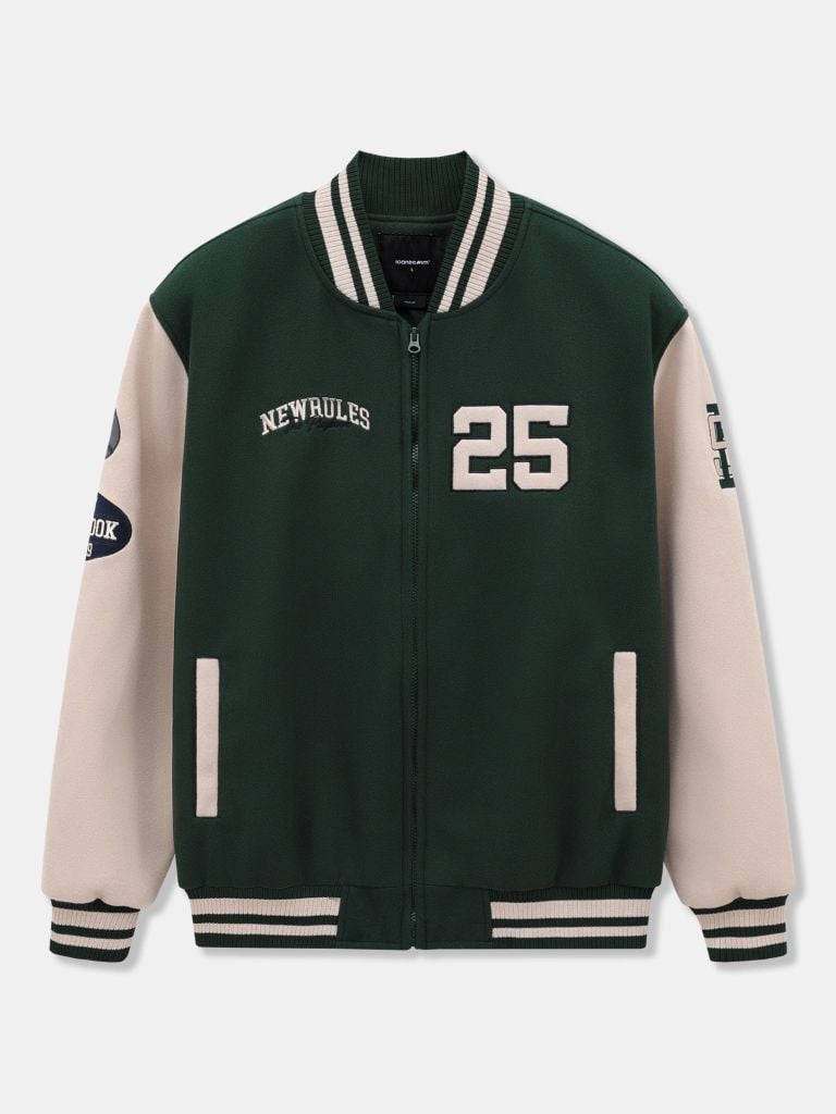 Alternative view of Áo Khoác Bomber Nam Freshman Varsity Form Regular
