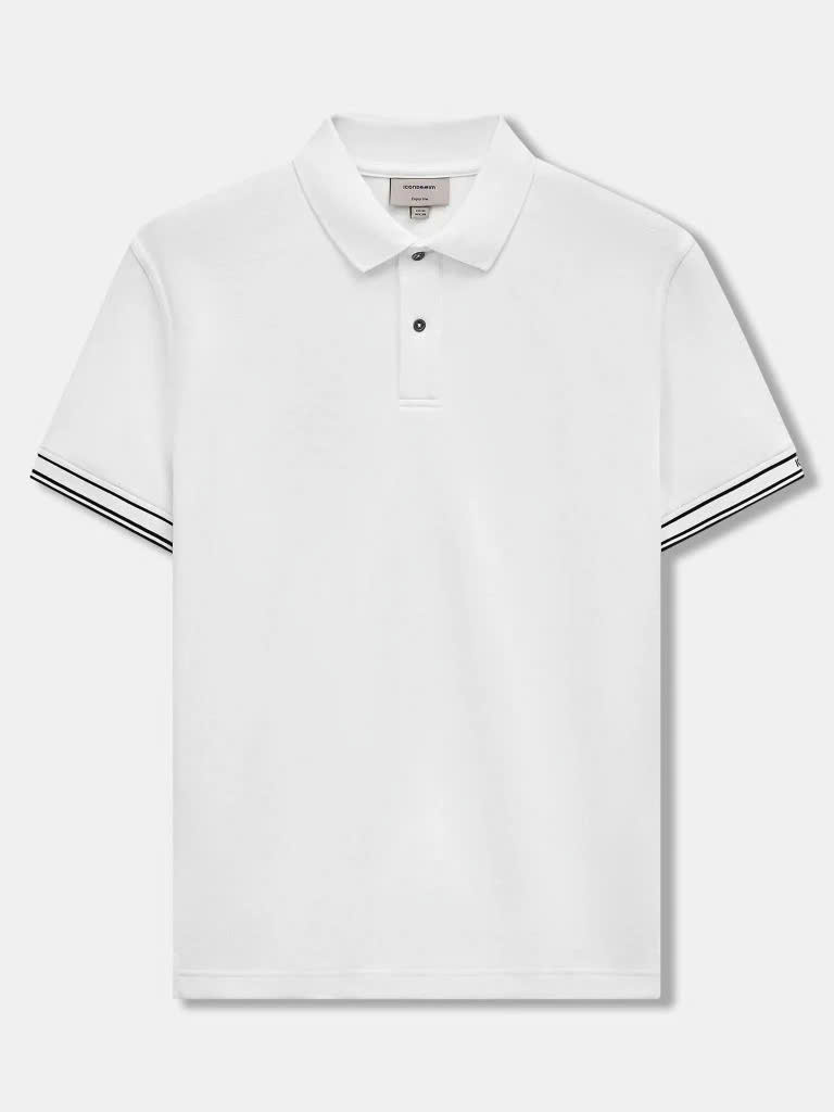 Alternative view of Áo Polo Nam Stripe Egde Form Regular